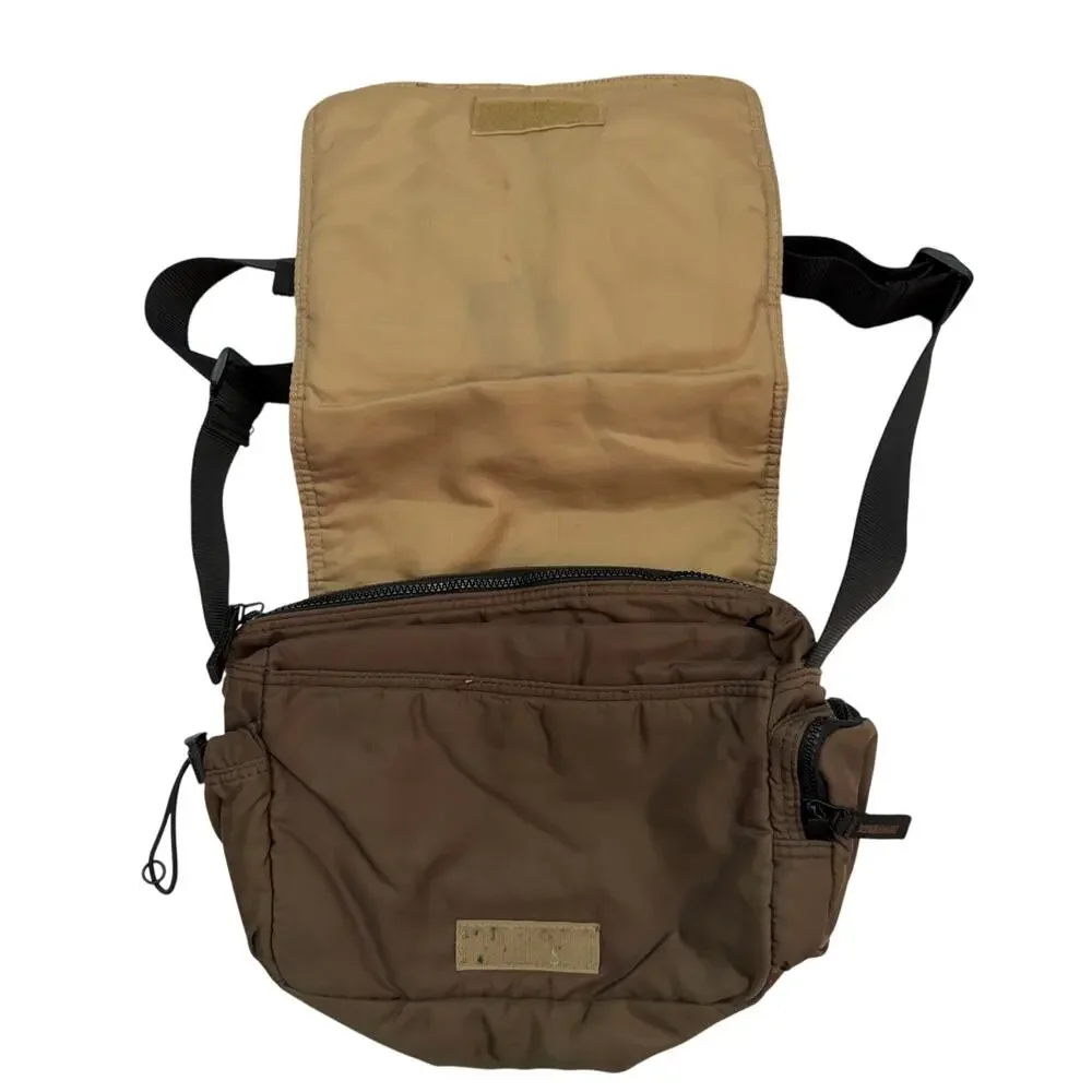 Vintage Y2K 2000s Kenneth Cole Brown Mens Messenger Bag